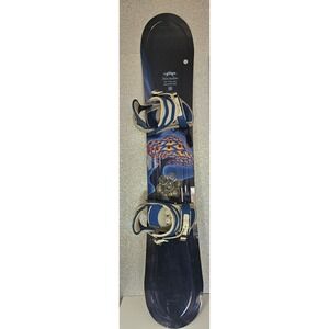 Lamar Fascination 149 Snowboard Blue Glitter Eye Graphic Liquid Bindings 149cm
